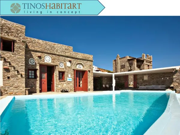 Tinos Villas | Holiday Rental Villas with Pool - Traditional Homes | Tinos Habitart