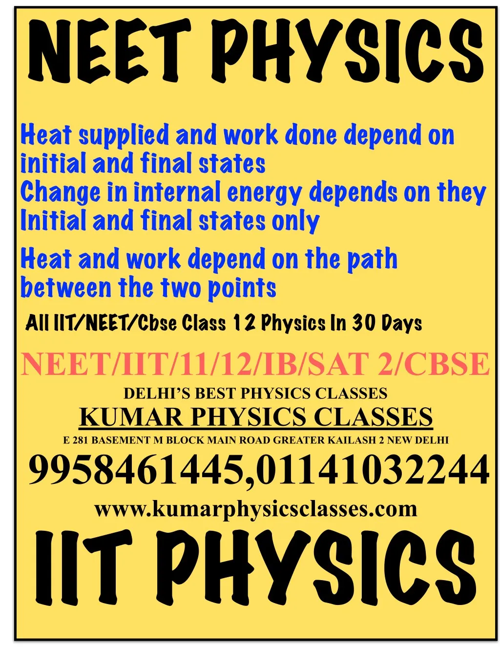 neet mcq s from kumar physics classes