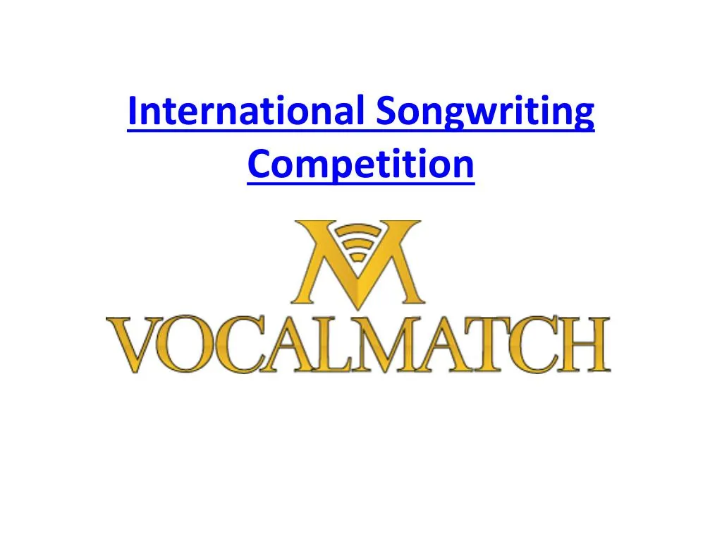 international songwriting competition