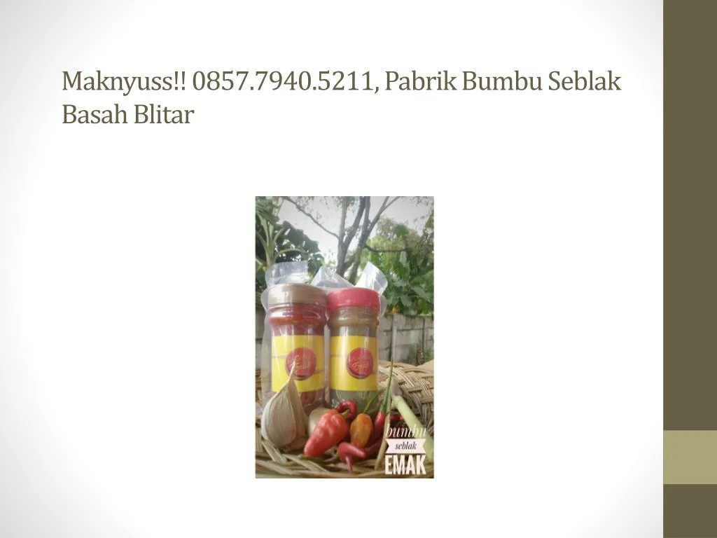 maknyuss 0857 7940 5211 pabrik bumbu seblak basah blitar