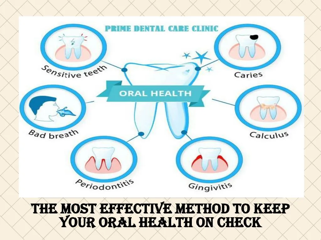 the most effective method to keep your oral health on check
