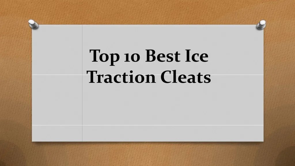 top 10 best ice traction cleats