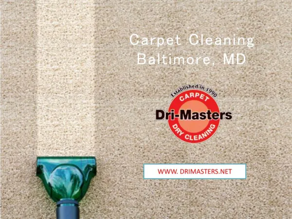 Professional Carpet Cleaning Baltimore