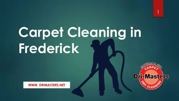 Professional Carpet Cleaning in Frederick