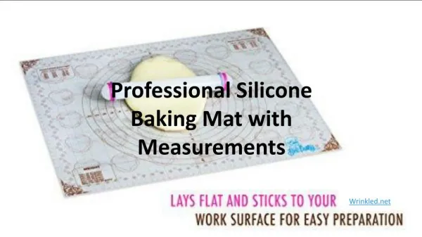 Professional Silicone Baking Mat with Measurements