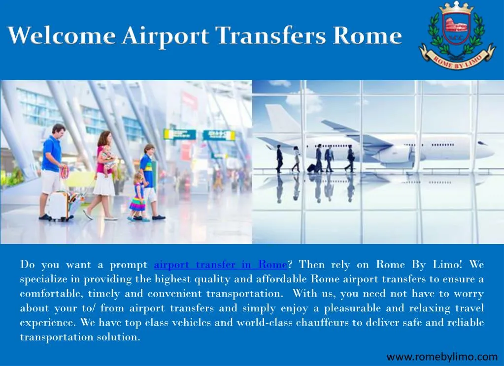 welcome airport transfers rome