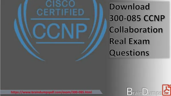 Updated CCNP 300-085 Exam Questions & Answers