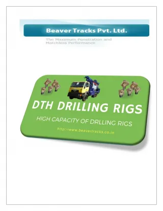 Dth Drilling Rig - slide 1