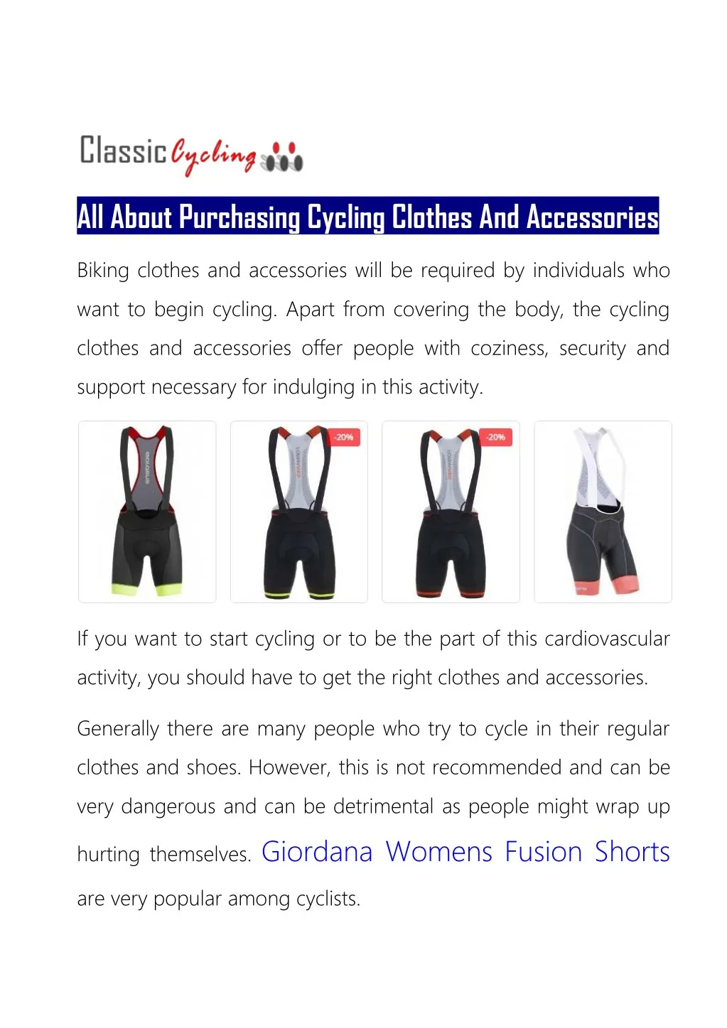 all about purchasing cycling clothes