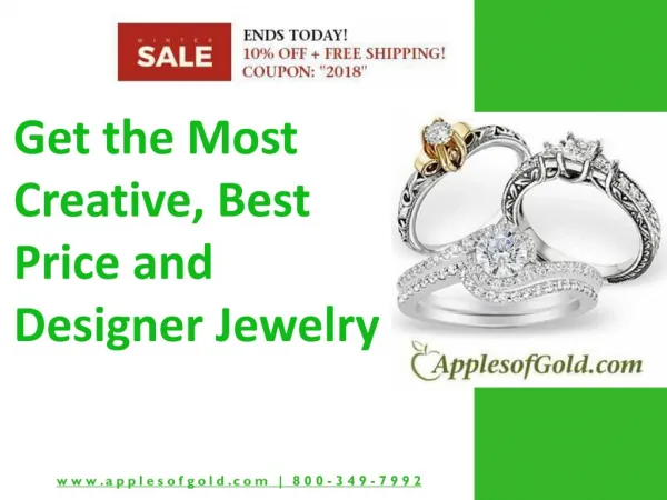 Get the Most Creative, Best Price and Designer Jewelry
