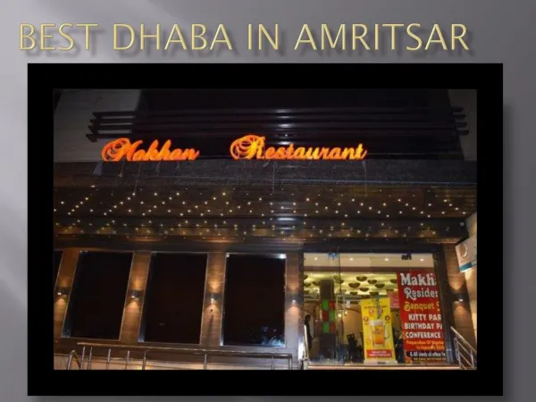 dhaba in Amritsar-makhan fish-famous restaurant in Amritsar