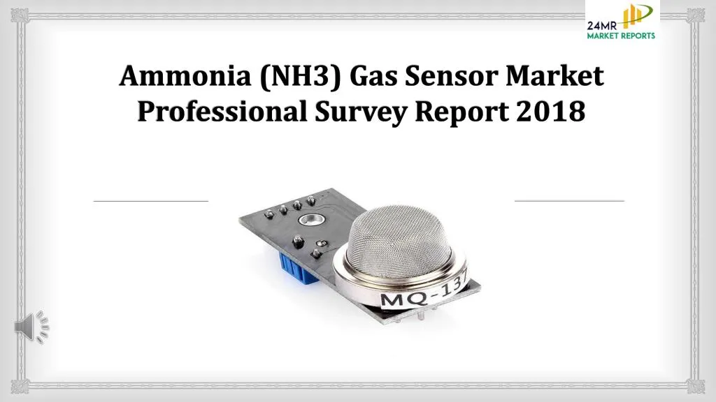ammonia nh3 gas sensor market professional survey report 2018