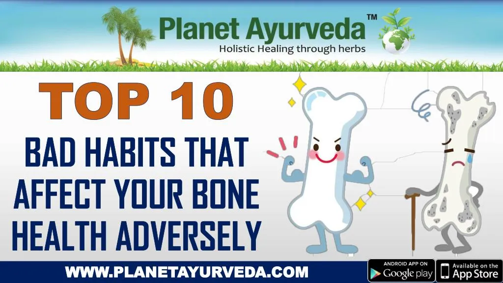 top 10 bad habits that affect your bone health