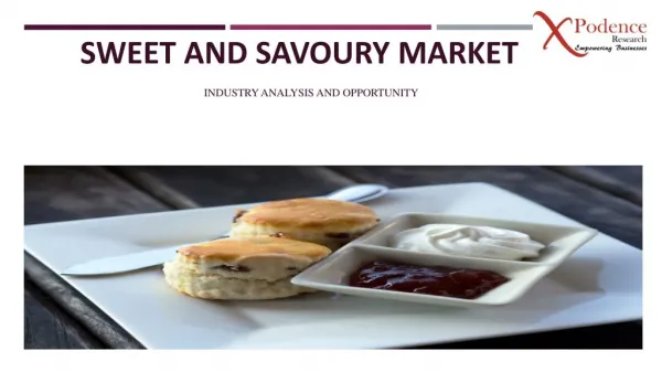New study: Global Sweet And Savoury Market 2017-2025