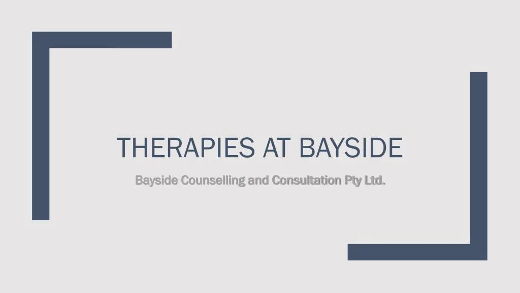 therapies at bayside