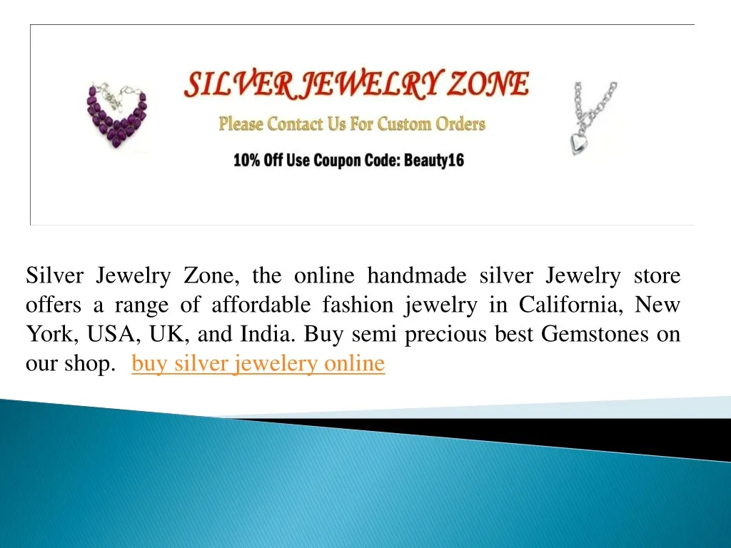 silver jewelry zone the online handmade silver