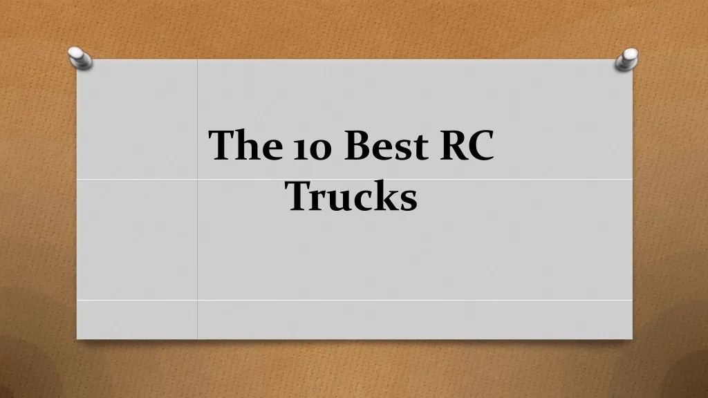 the 10 best rc trucks