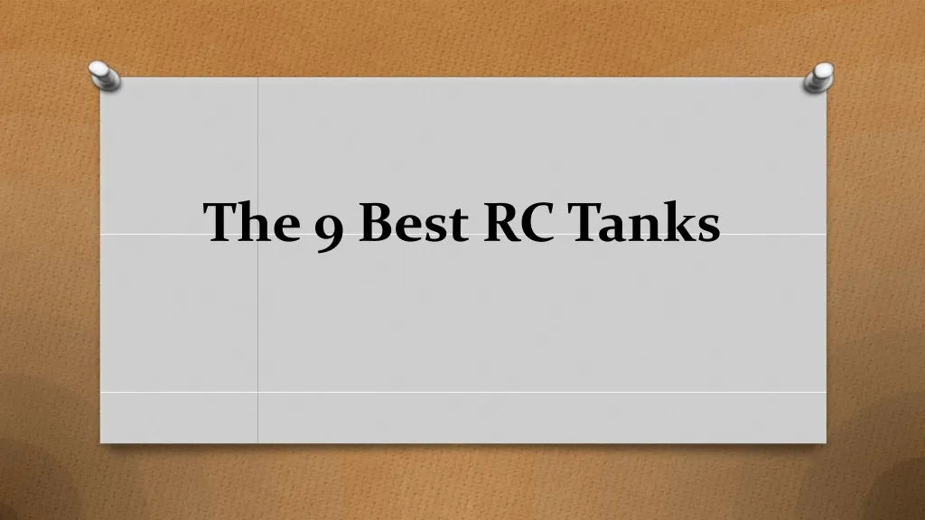 the 9 best rc tanks
