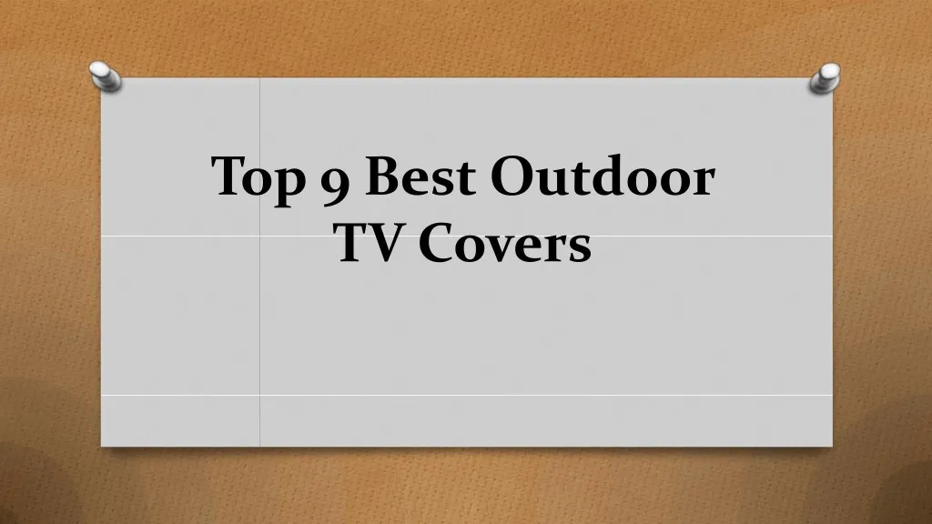 top 9 best outdoor tv covers