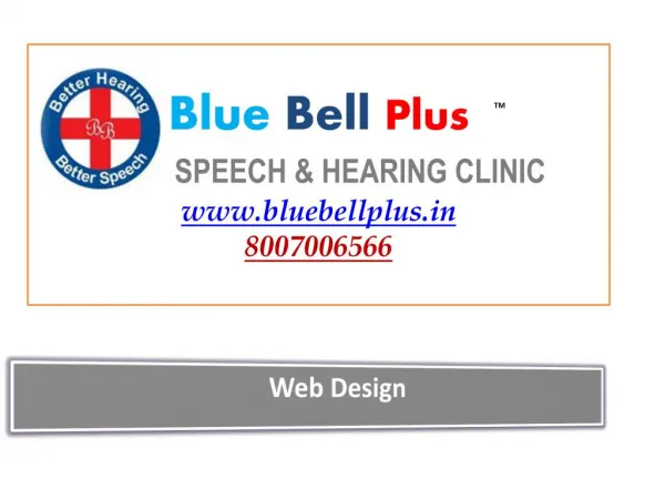Hearing aid and speech therapy Clinic|Blue Bell Plus