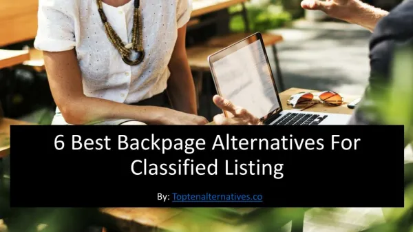 6 best backpage alternatives for classified listing