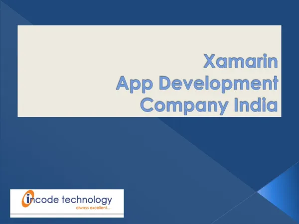 Xamarin mobile app development Company in India
