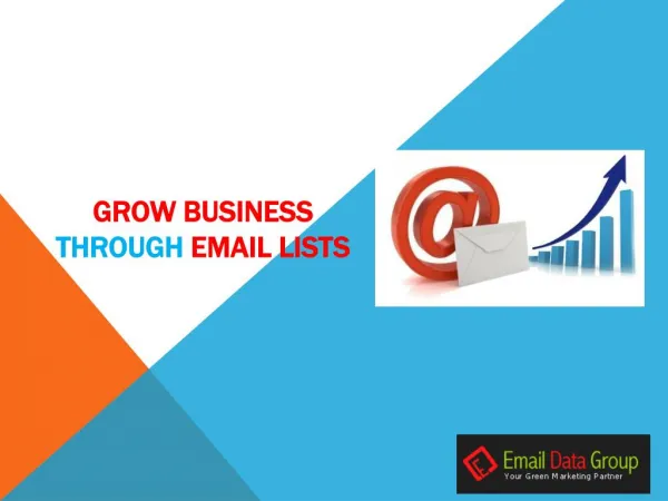 Generate quality leads with responsive E-mail lists