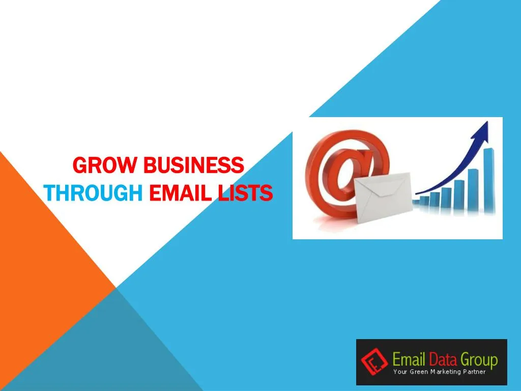 grow business through email lists