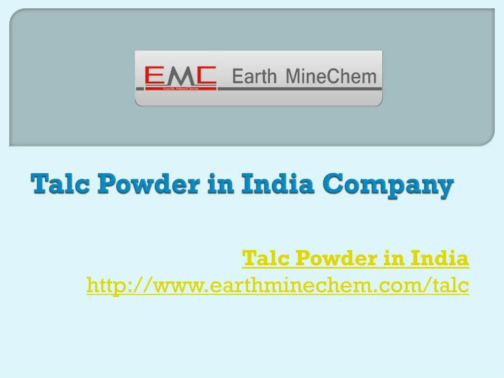 talc powder in india company