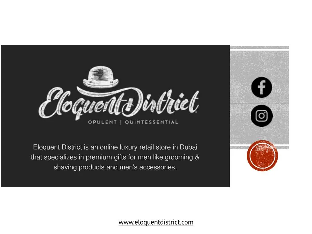 eloquent district is an online luxury retail