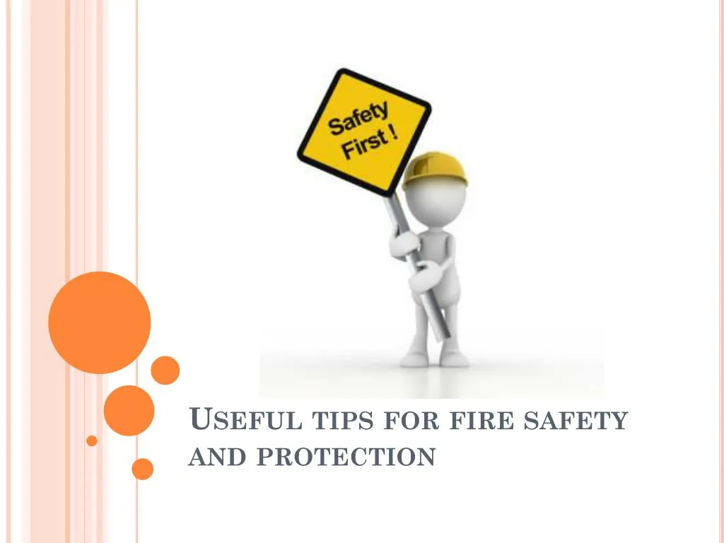 useful tips for fire safety and protection