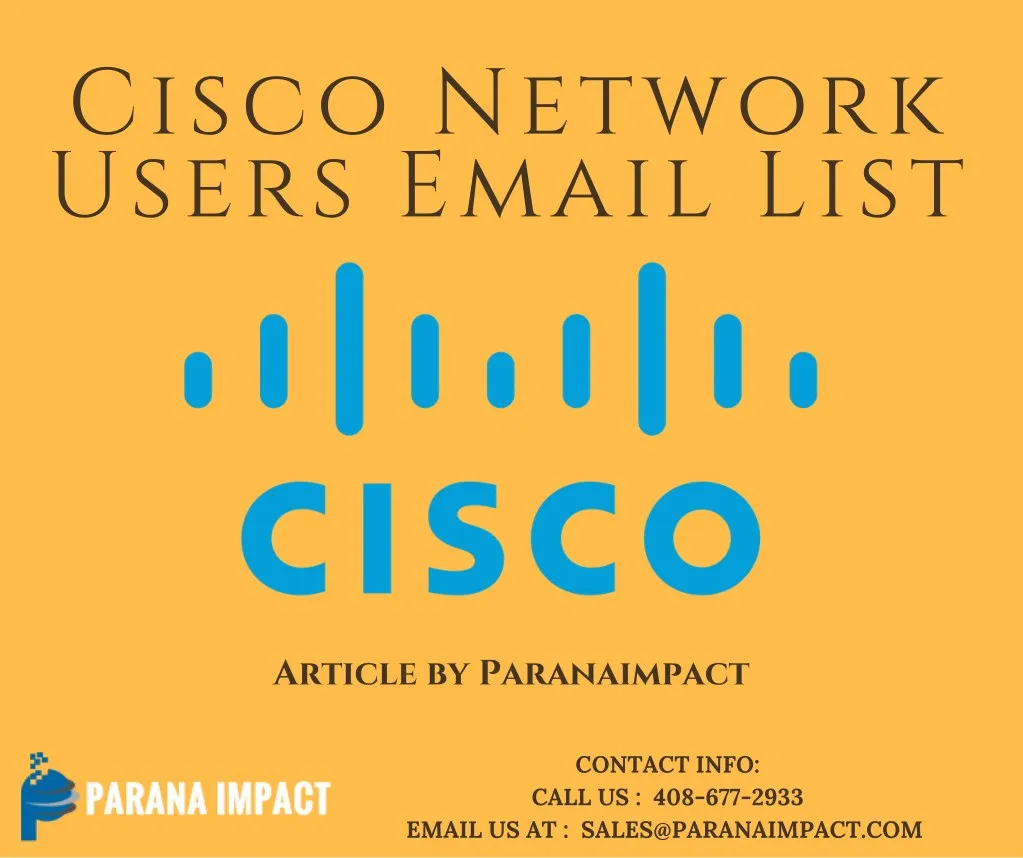 cisco network users email list