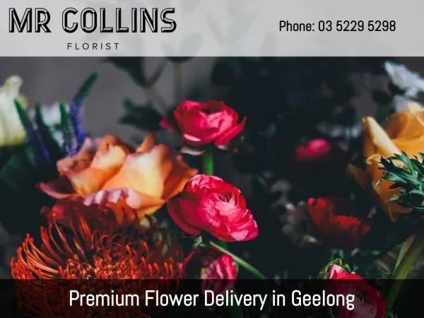 Premium Flower Delivery in Geelong