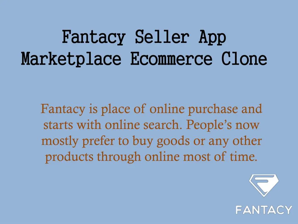 fantacy seller app marketplace ecommerce clone