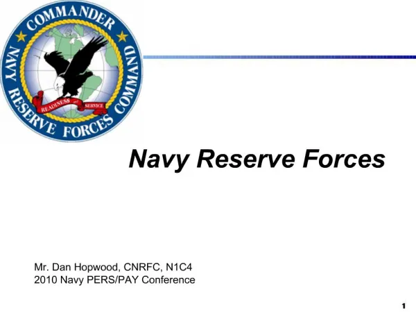 Navy Reserve Forces