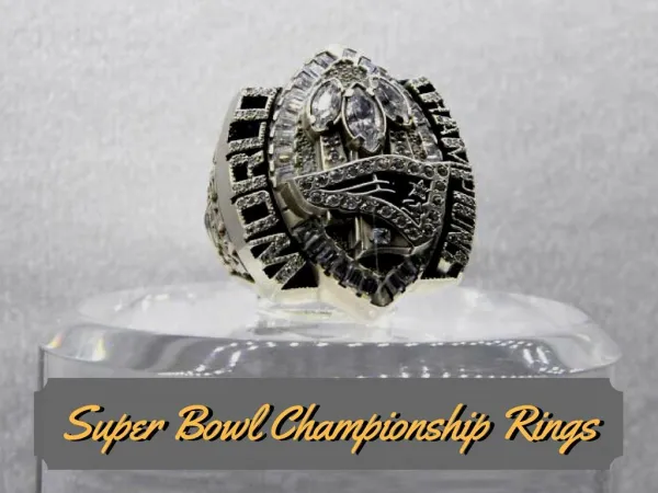 Super Bowl champion rings
