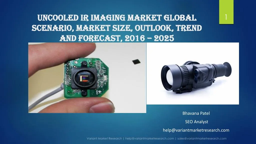 uncooled ir imaging market global scenario market size outlook trend and forecast 2016 2025