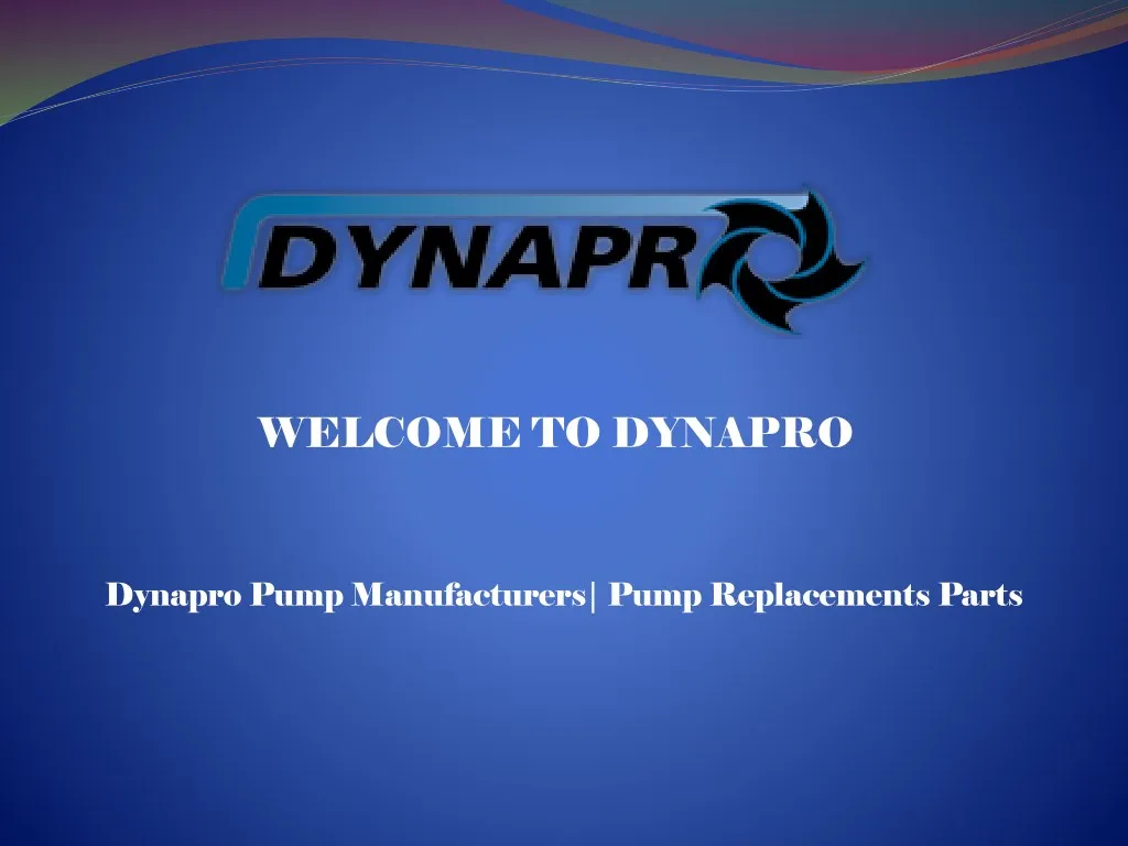 welcome to dynapro