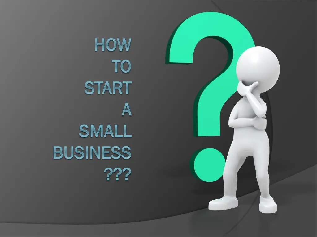 how to start a small business