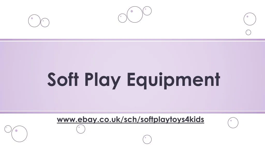 soft play equipment