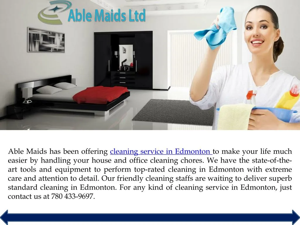 able maids has been offering cleaning service