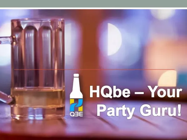 HQbe â€“ Your Party Guru!