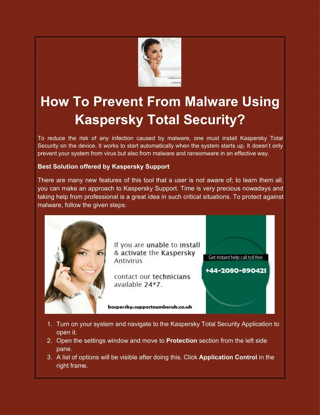 how to prevent from malware using kaspersky total
