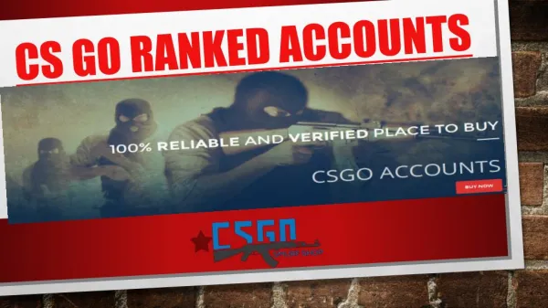 Best selection to Buy CSGO Smurf Ranked Account and Get Advanced Rank