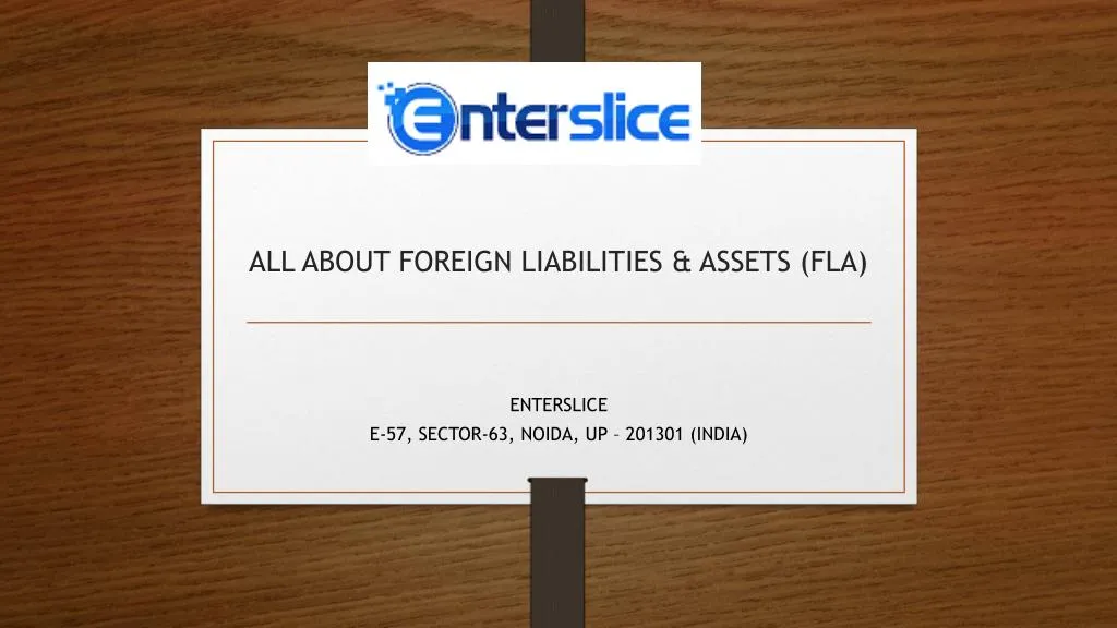 all about foreign liabilities assets fla