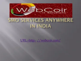 SMO services anywhere in india - slide 1