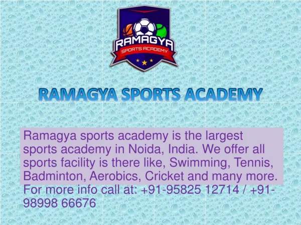 Best Sports Academy for Gym, Gymnastic and Zumba in Noida, India