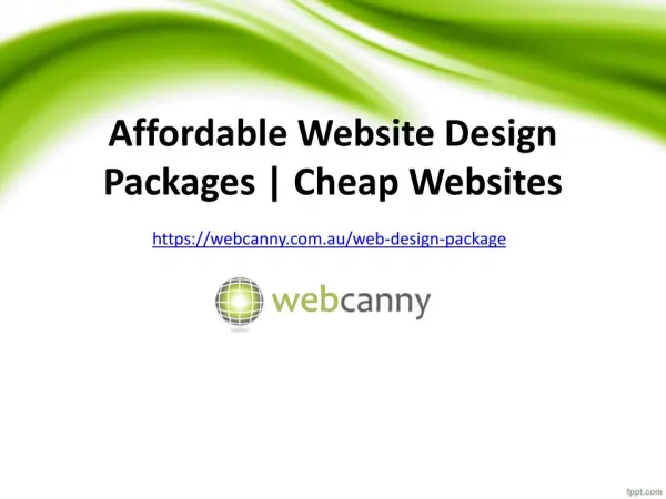 Affordable Website Design Packages | Cheap Websites