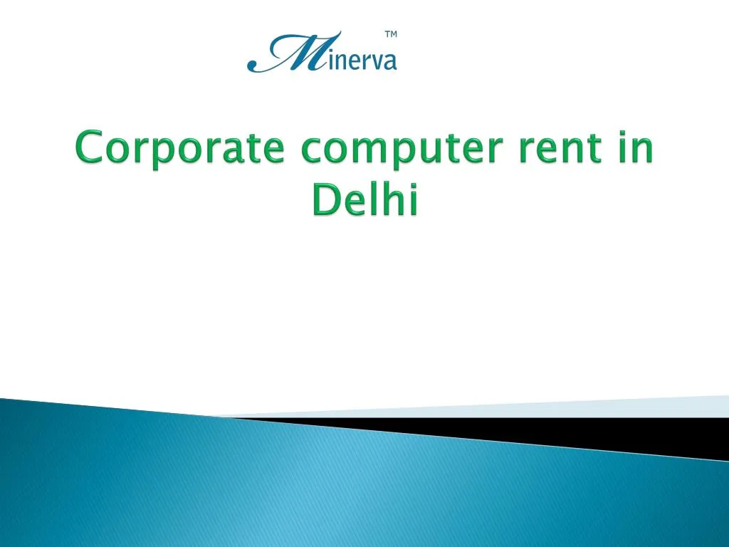 corporate computer rent in delhi