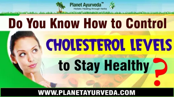 Top 10 Natural Ways To Lower Your Cholesterol Levels